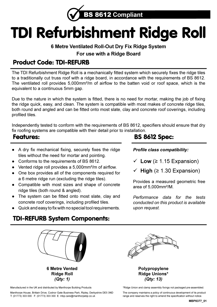 TDI-RR Datasheet