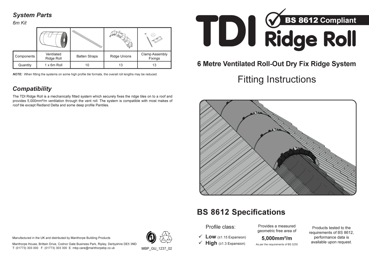 TDI-RR Fitting Guide