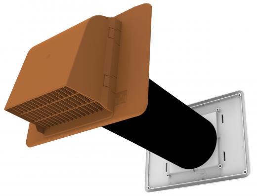 5" Core Vent Cavity Ventilator Anti Draught Terracotta Cowl for Gas Appliances 5" Core Vent Cavity Ventilator Anti Draught Terracotta Cowl for Gas Appliances