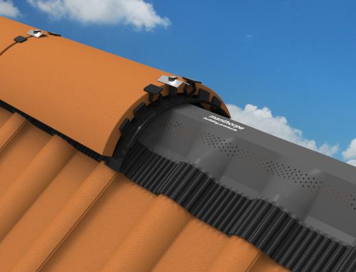 Cromar Pro Ridge Dry Fix Roof Kit Mortar Free Concrete Clay Tile System 6 Metre 
