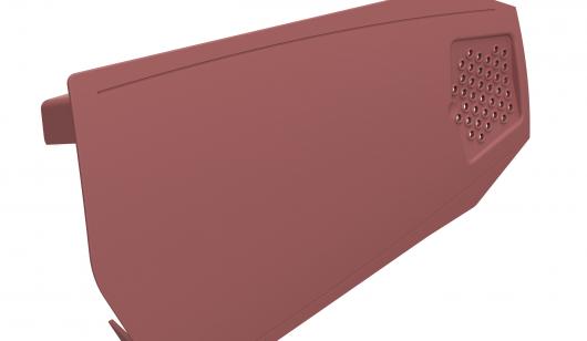 SmartVerge Interlocking Plain Tile Verge Antique Red