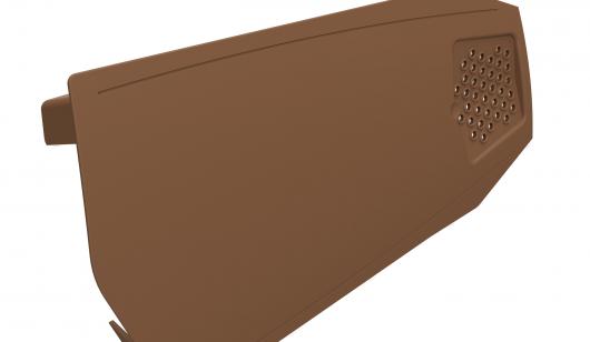 SmartVerge Interlocking Plain Tile Verge Brown