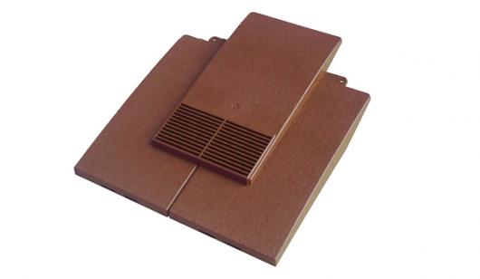 Plain, Brown Inline Tile Vent