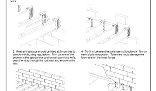 Fixing Instructions for G912 and G913 Joist Seals