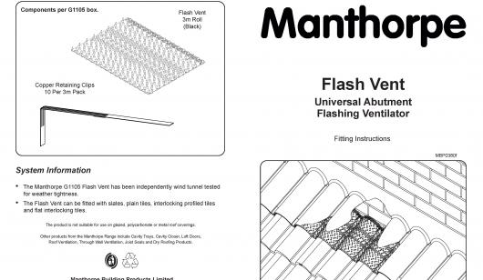 G1105 Flash Vent Fitting Guide