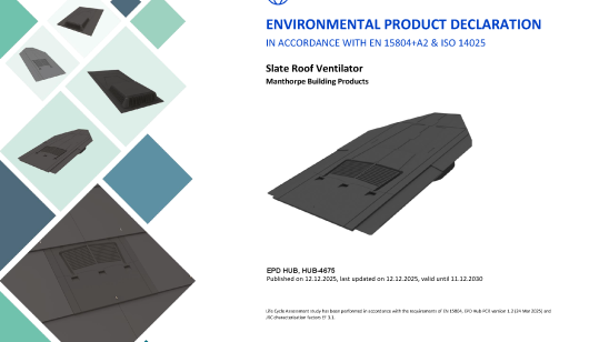 Slate Roof Vents EPD