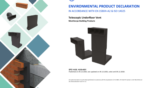 Telescopic Underfloor Vent EPD