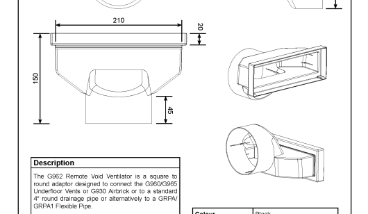 G962 Remote Void Vent Datasheet