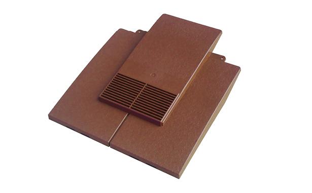 Plain, Brown Inline Tile Vent
