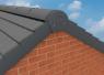 SmartVerge Interlocking Plain Tile Verge in situ Grey