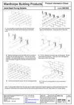 Fixing Instructions for G912 and G913 Joist Seals