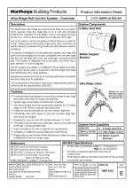 Product Information Sheet for 6m ULTRA Ridge Roll-Out Dry Fix Ridge System
