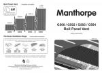 G500, G502, G503 & G504 Roll Panel Vent Fitting Instructions