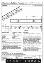 GPDST-1000 Slot Drain Product Information Sheet 