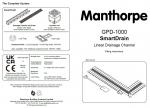 GPD-1000 Smart Drain (Linear Drainage Channel) Fitting Instructions
