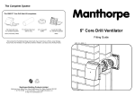 G900 5" Core Drill Ventilator Fitting Guide